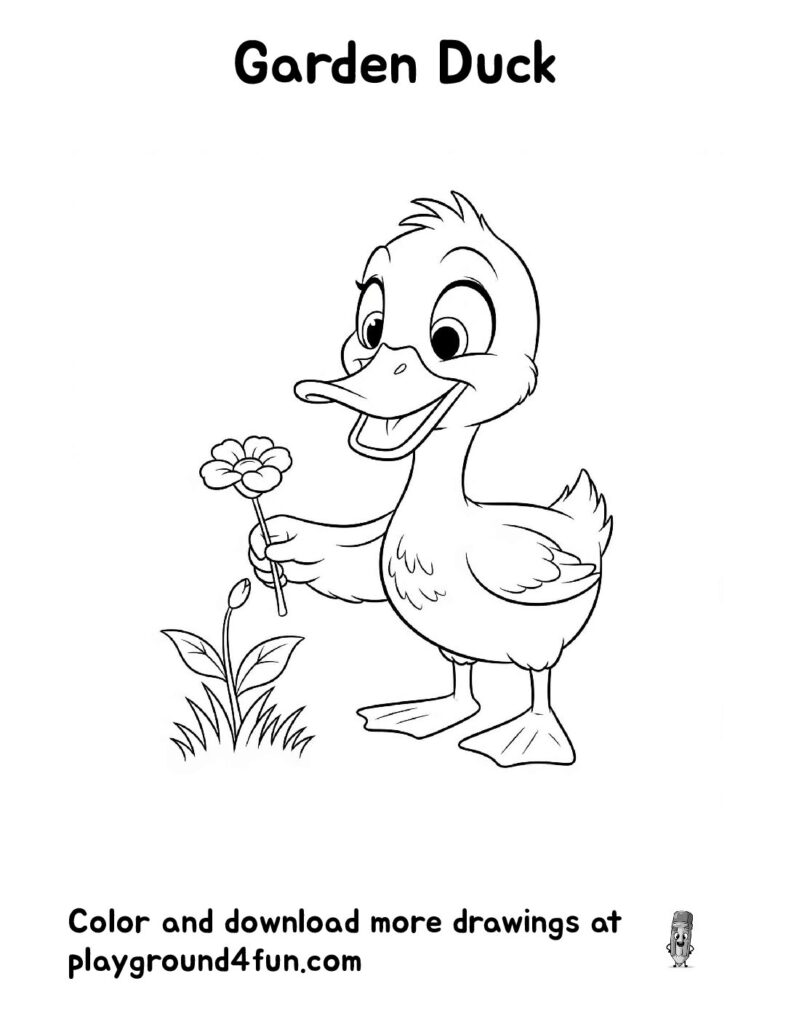 Garden Duck