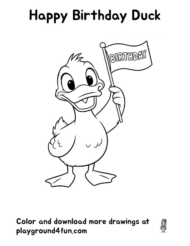 Happy Birthday Duck