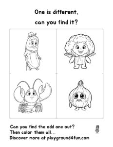 One is different, can you find it? (1)