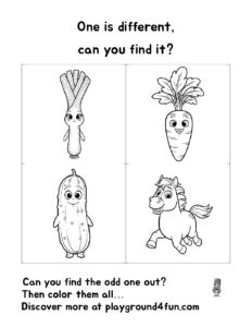 One is different, can you find it? (2)