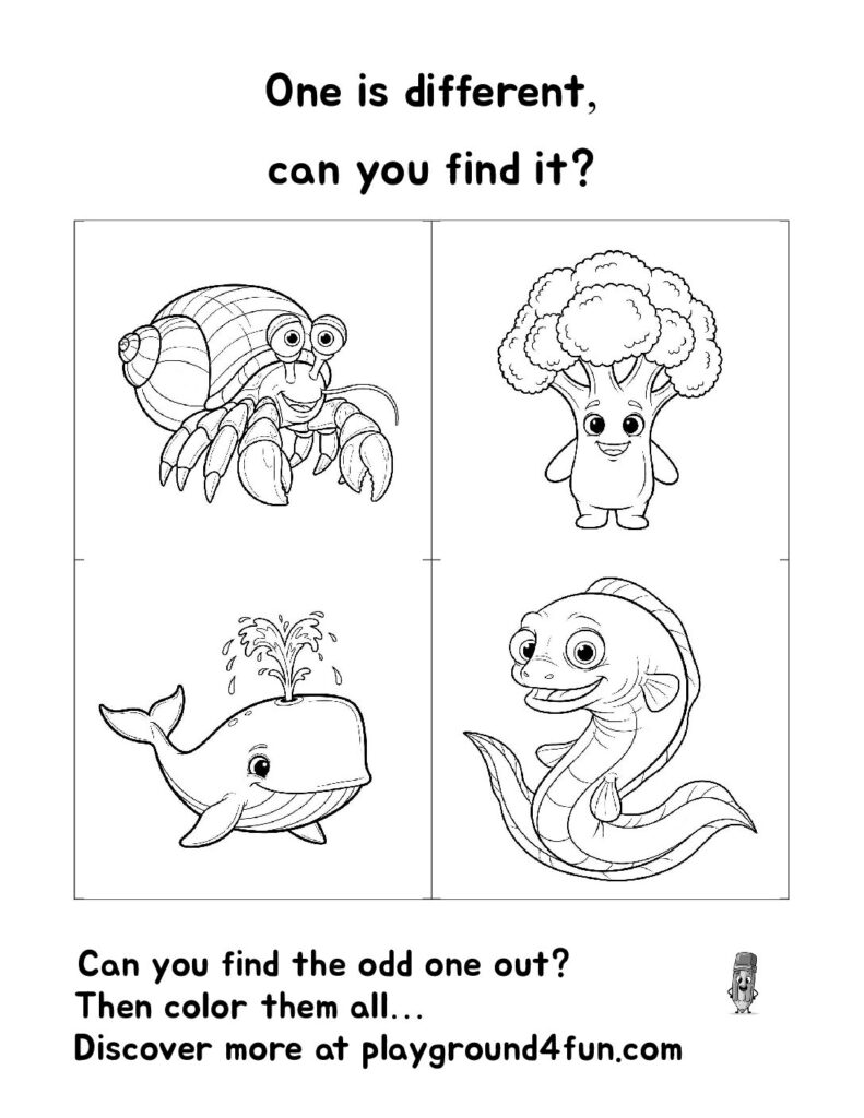 One is different, can you find it? (3)