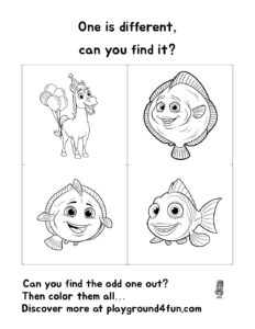 One is different, can you find it? (4)