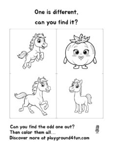 One is different, can you find it? (5)