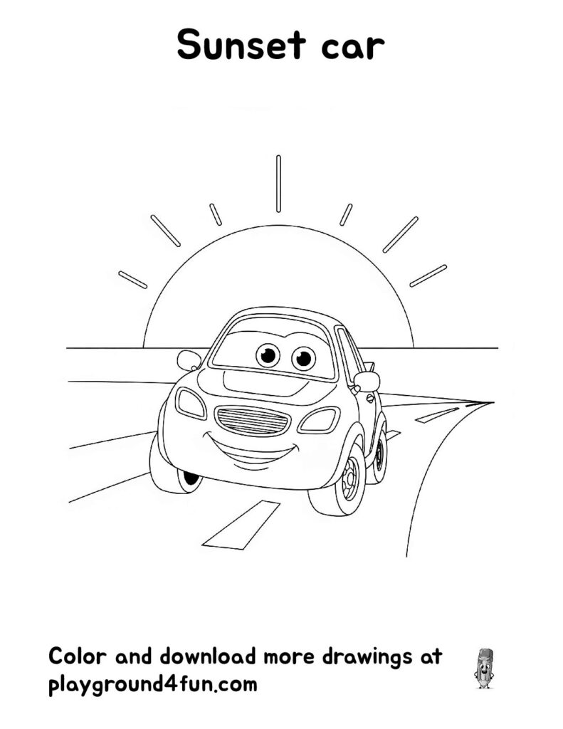 Sunset Car