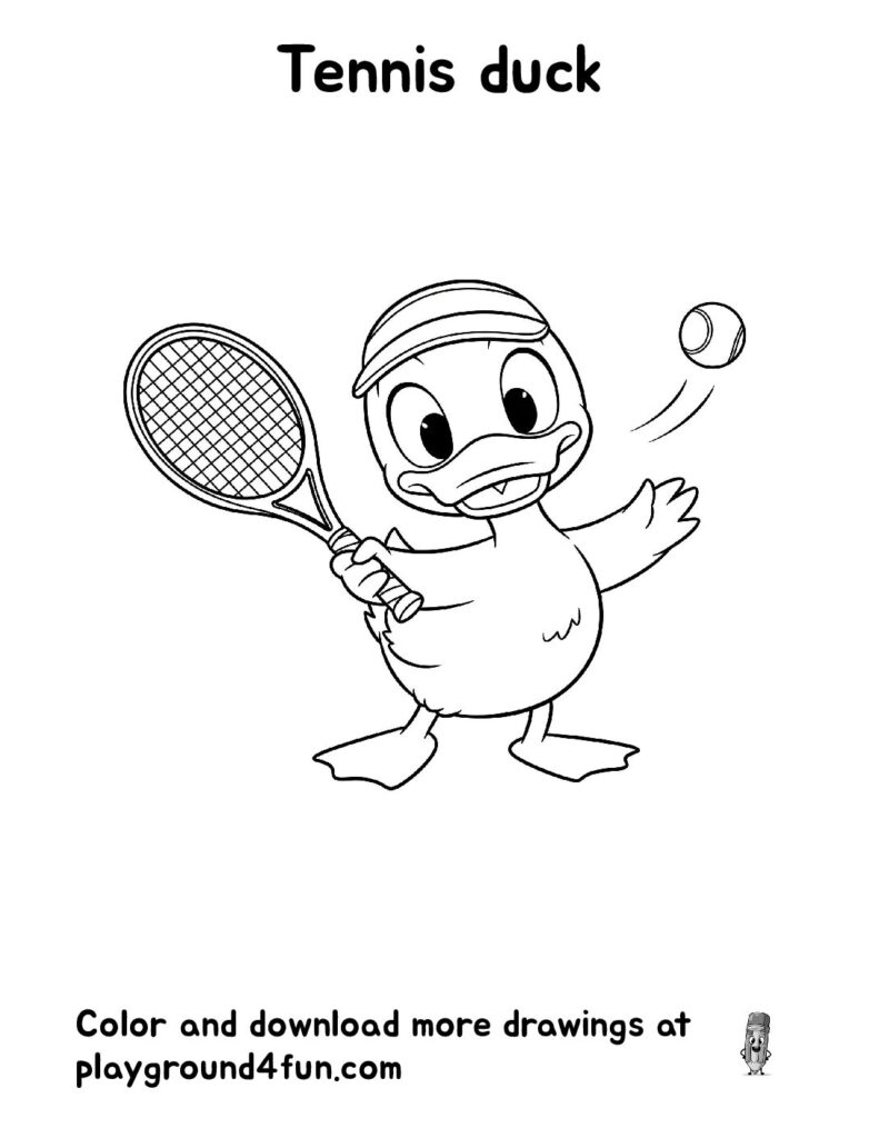 Tennis Duck