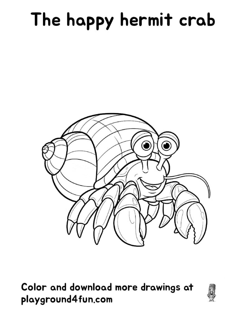 The happy Hermit Crab