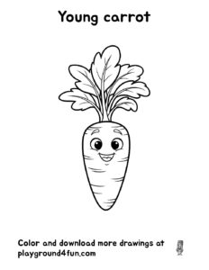 Young carrot