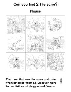 Can you find 2 the same – Mouse