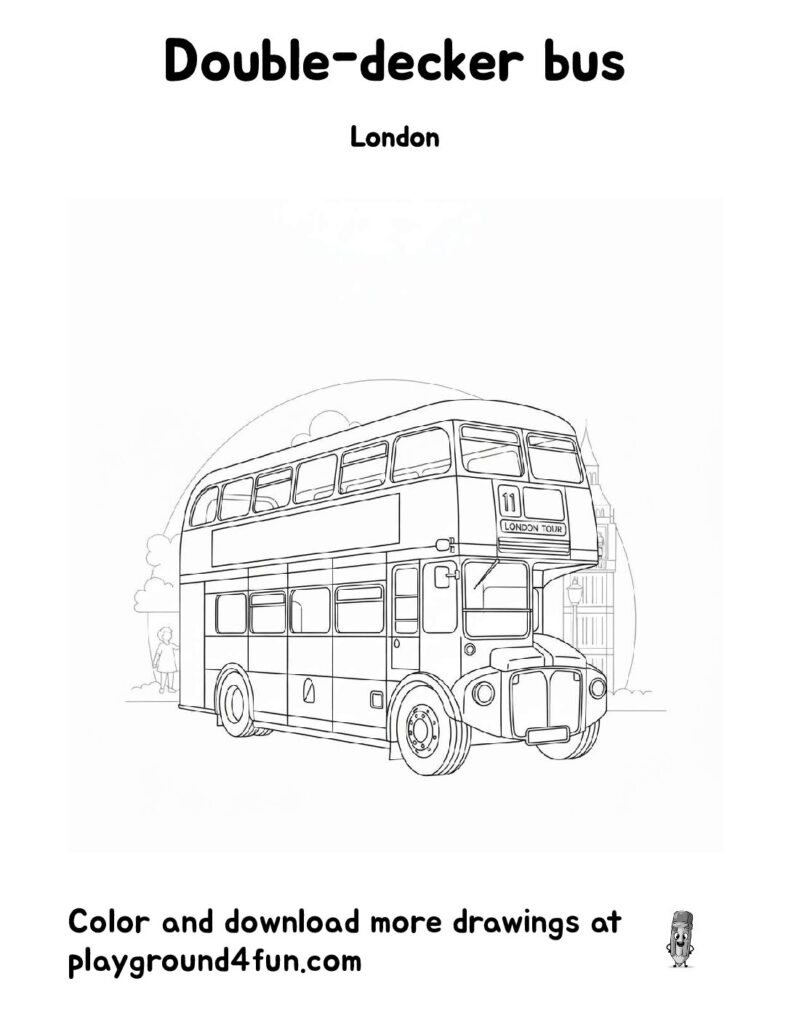 Double-decker bus, London