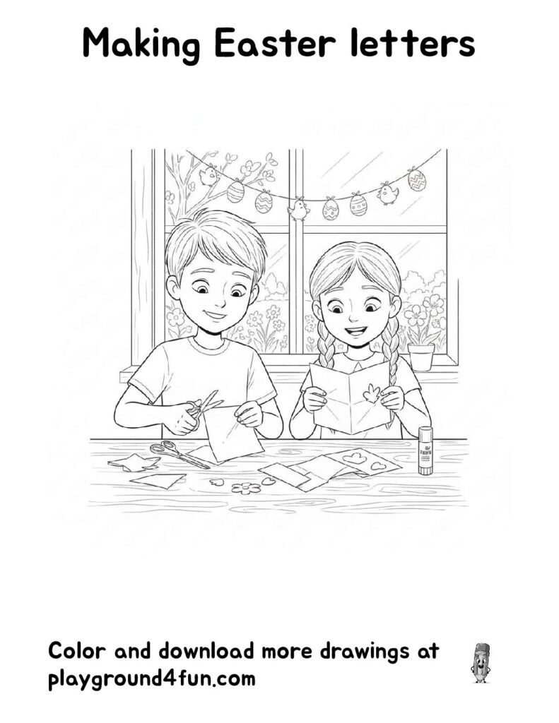 Making Easter Letters