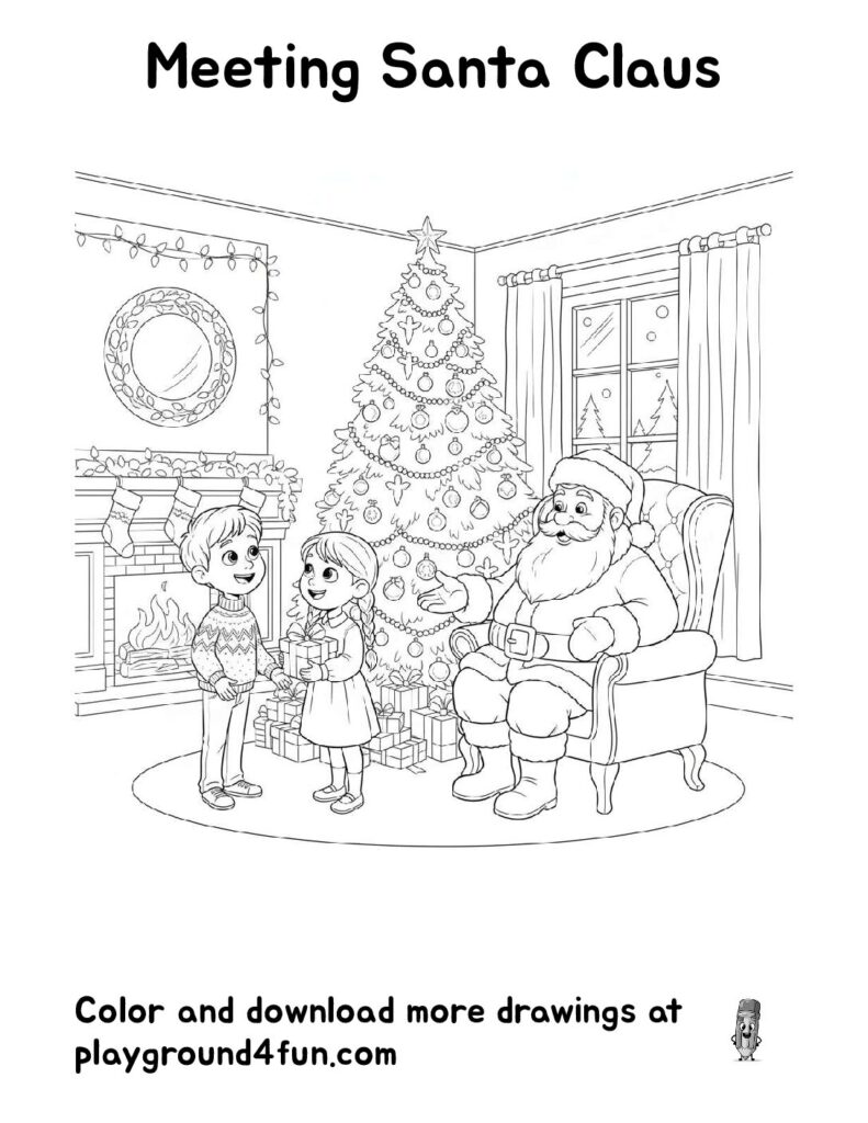 Meeting Santa Claus