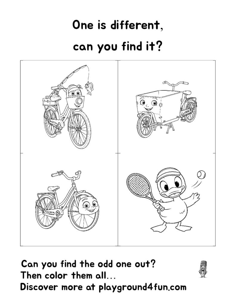 One is different, can you find it? (14)