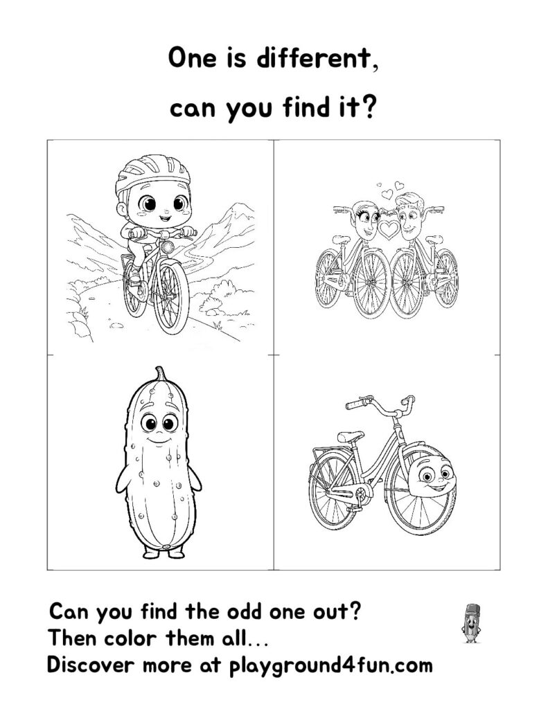 One is different, can you find it? (15)