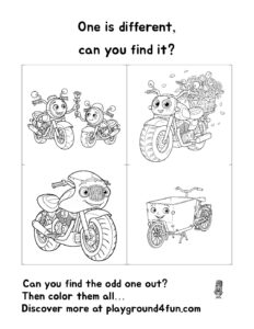 One is different, can you find it? (16)