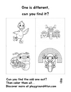 One is different, can you find it? (17)