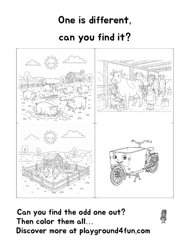 One is different, can you find it? (18)