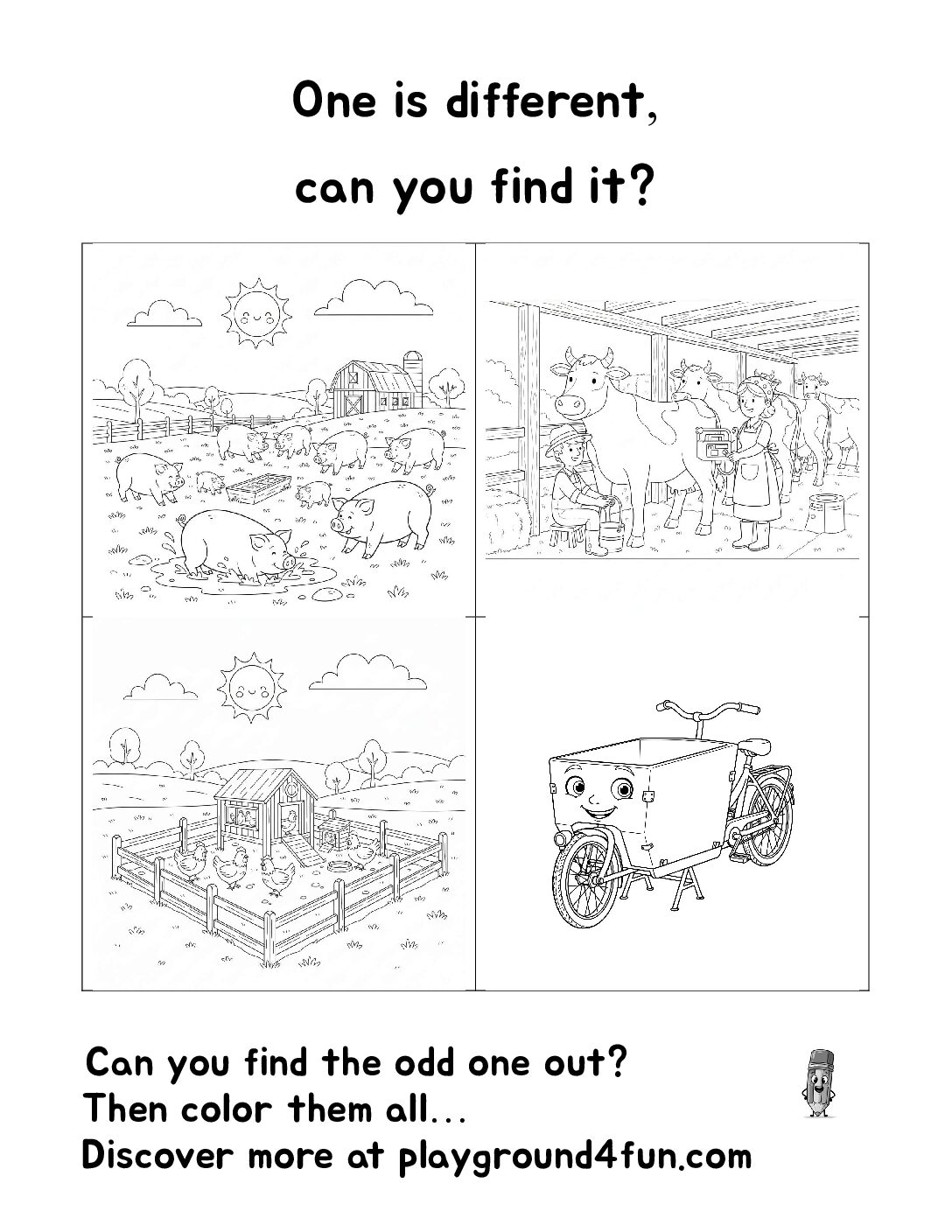 One is different, can you find it? (18)