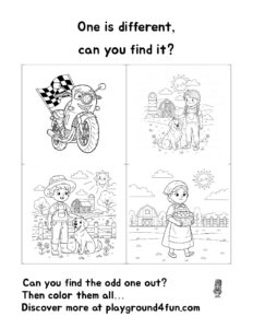 One is different, can you find it? (19)