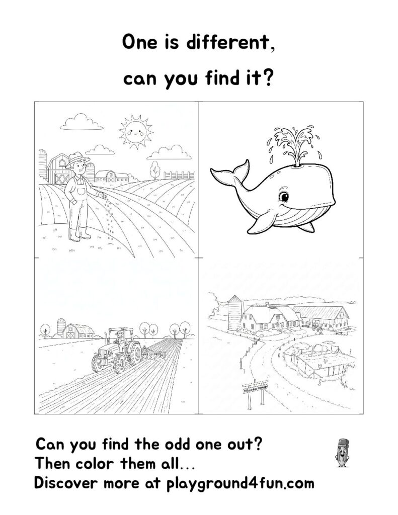 One is different, can you find it? (20)