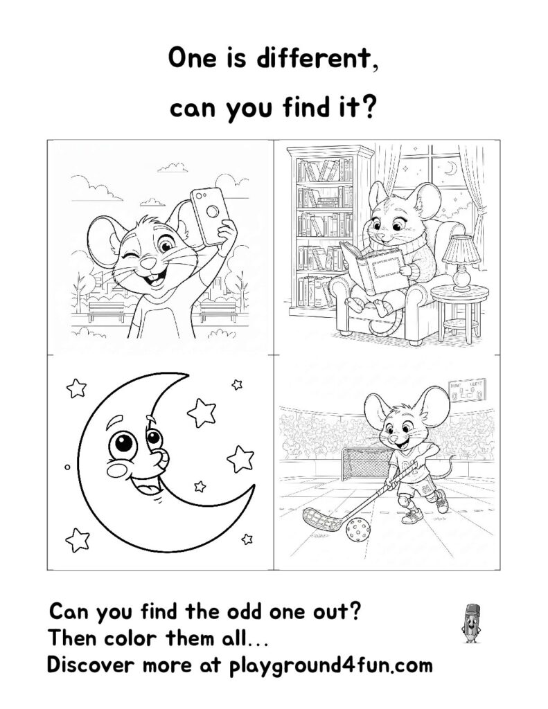 One is different, can you find it? (21)