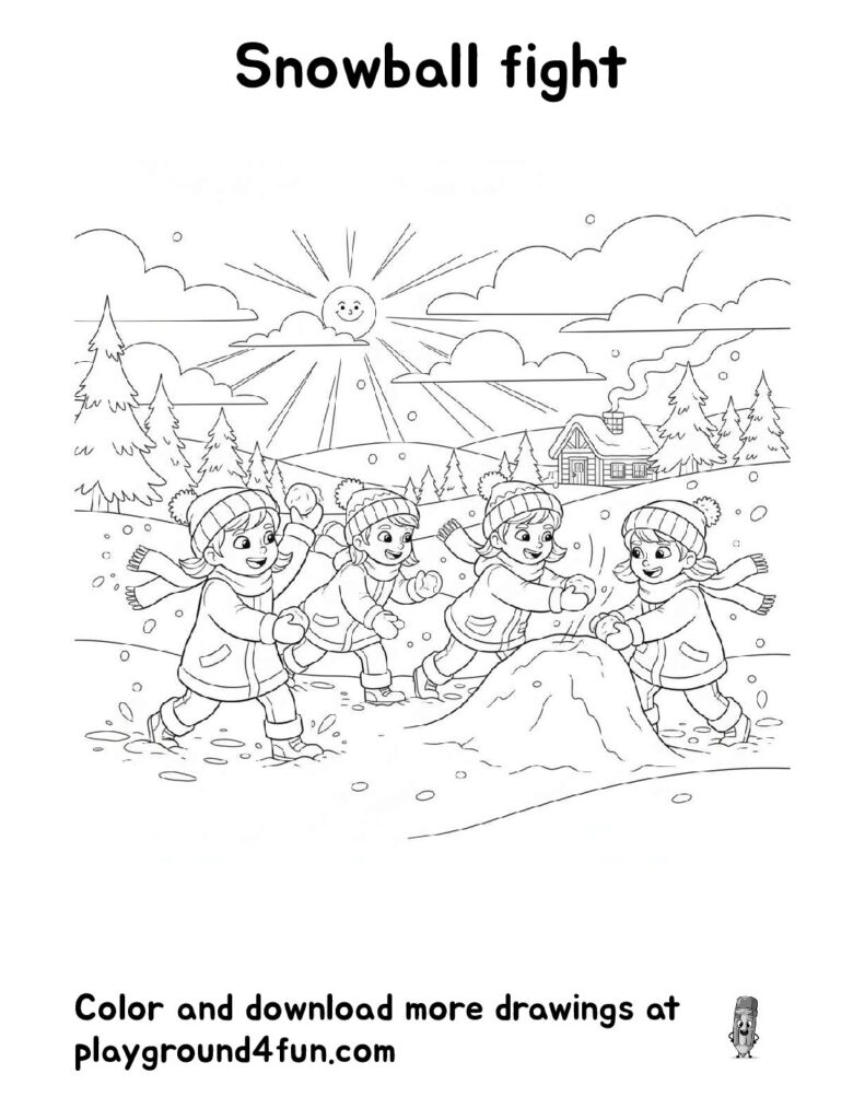 Snowball fight
