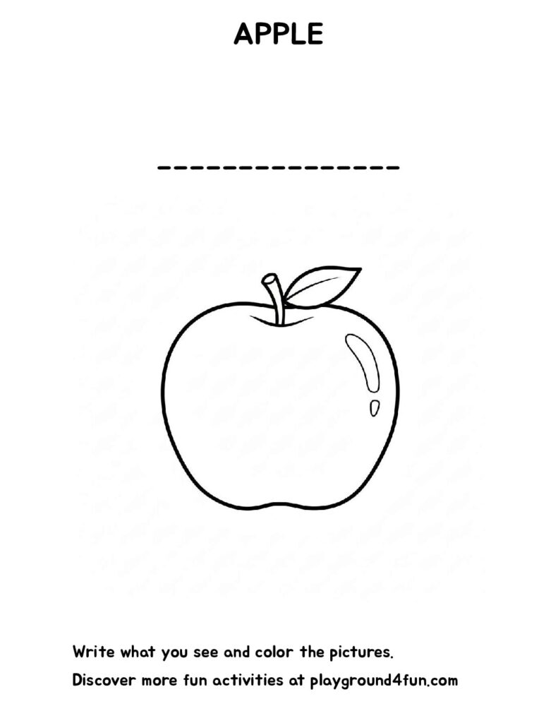 The first word – APPLE