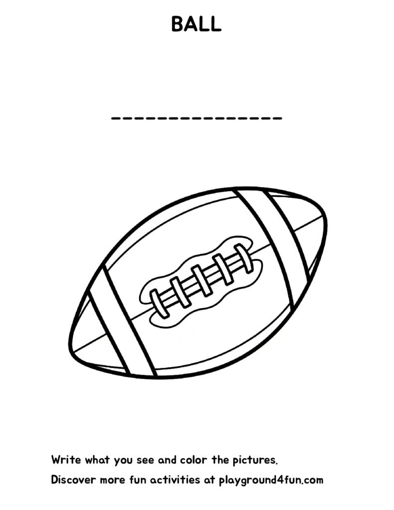 The first word – BALL