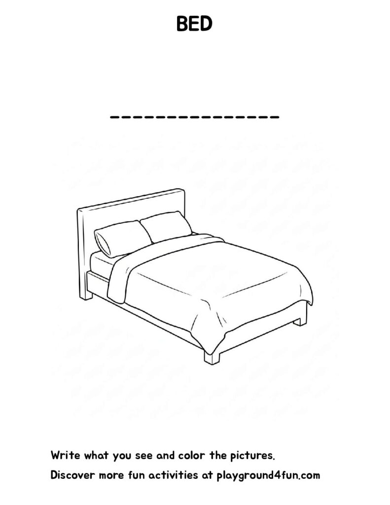 The first word – BED