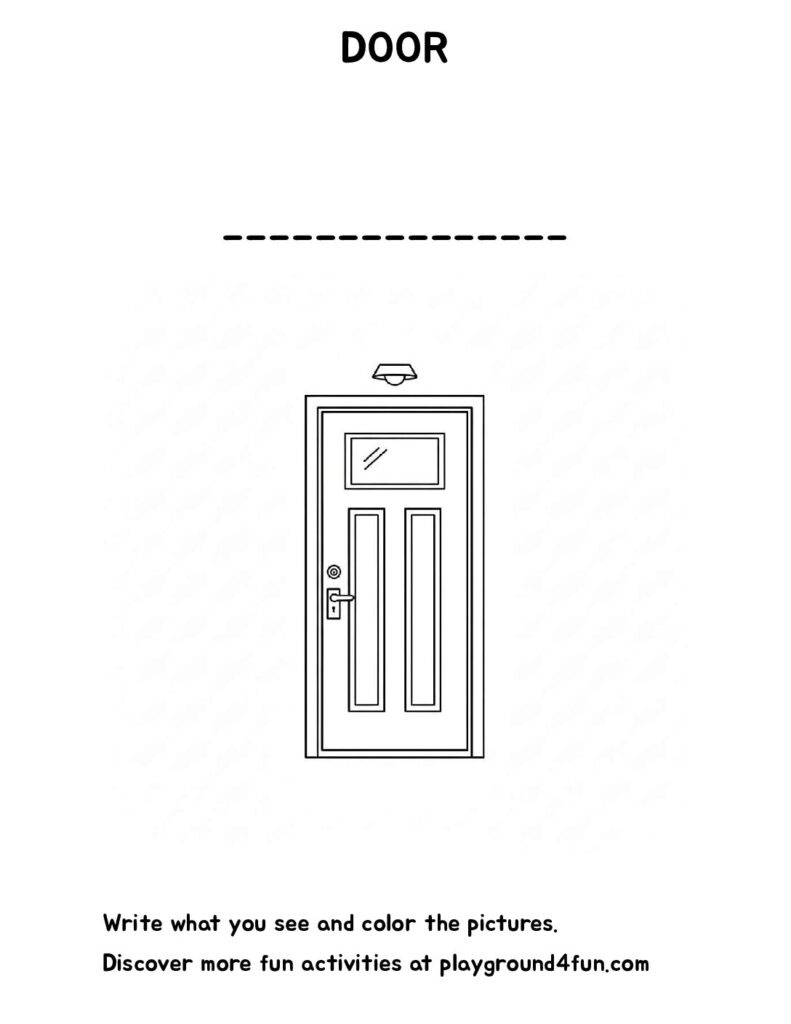 The first word – DOOR