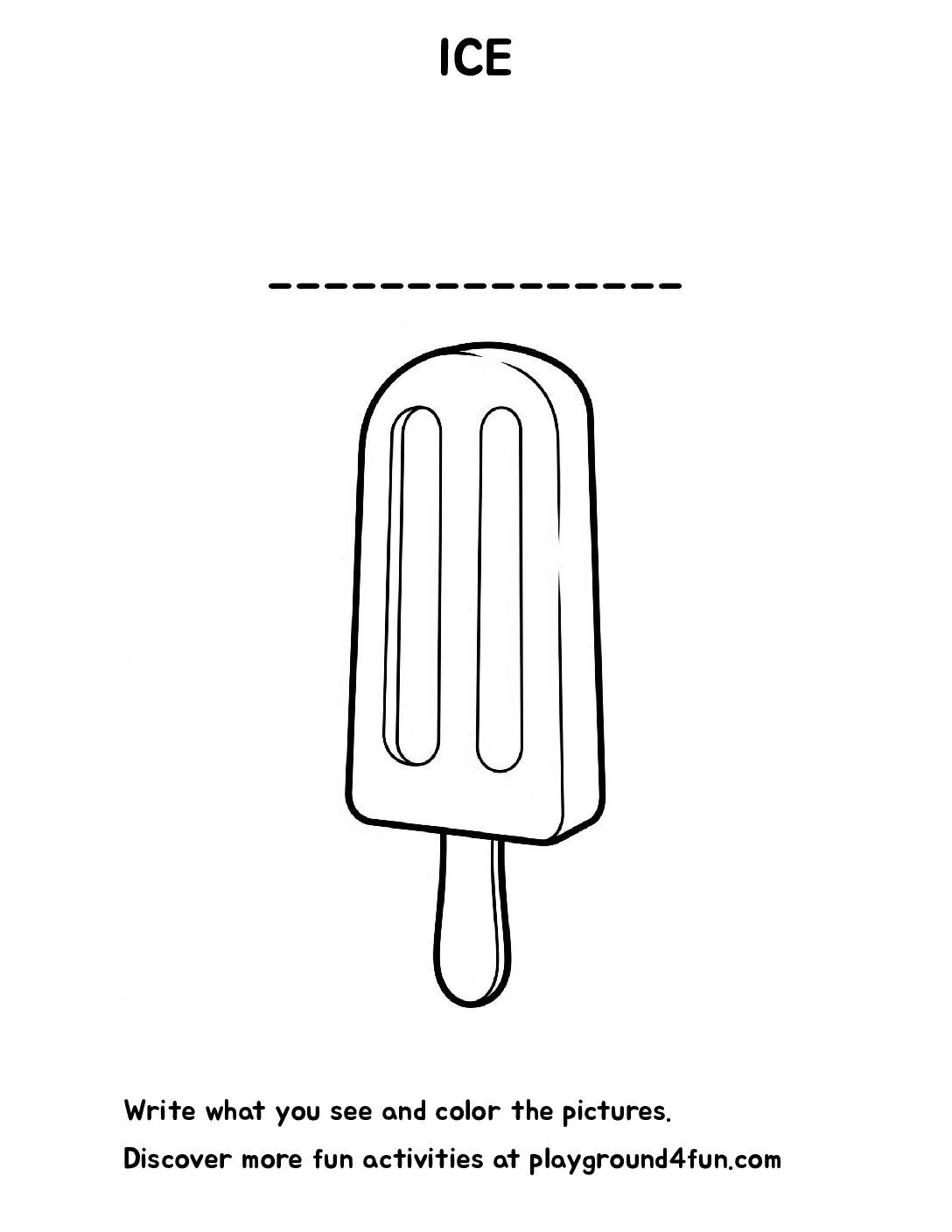 The first word – ICE