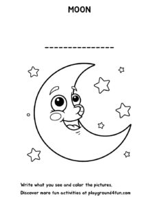 The first words – MOON