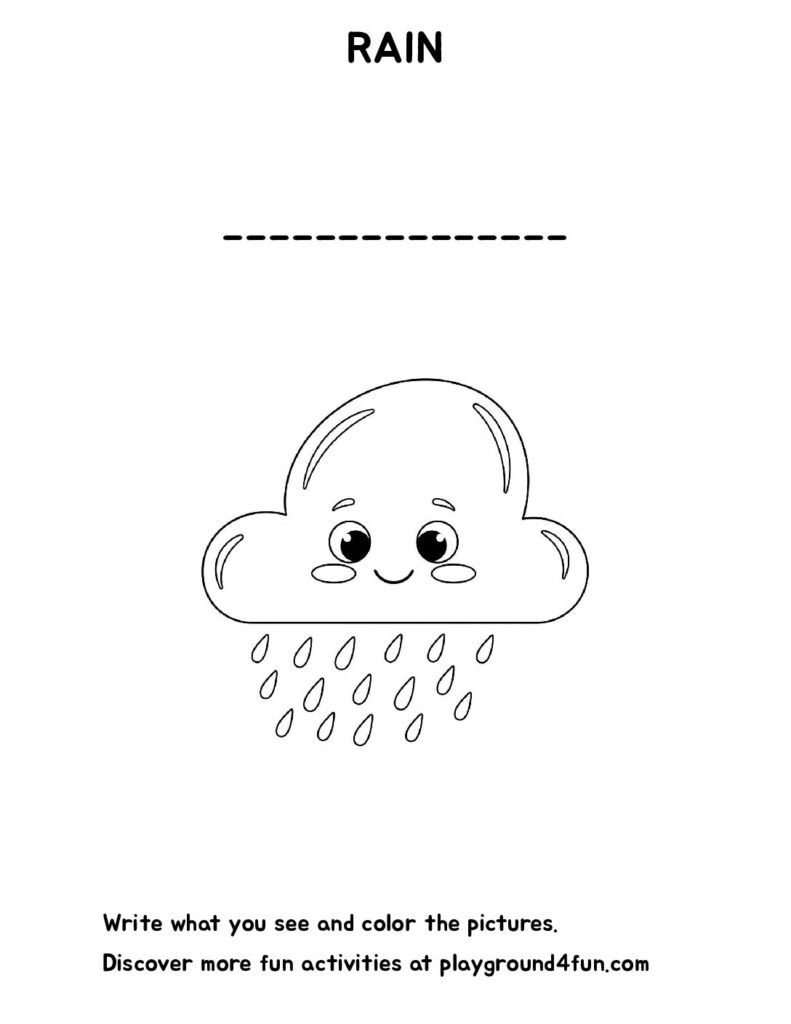 The first word – RAIN