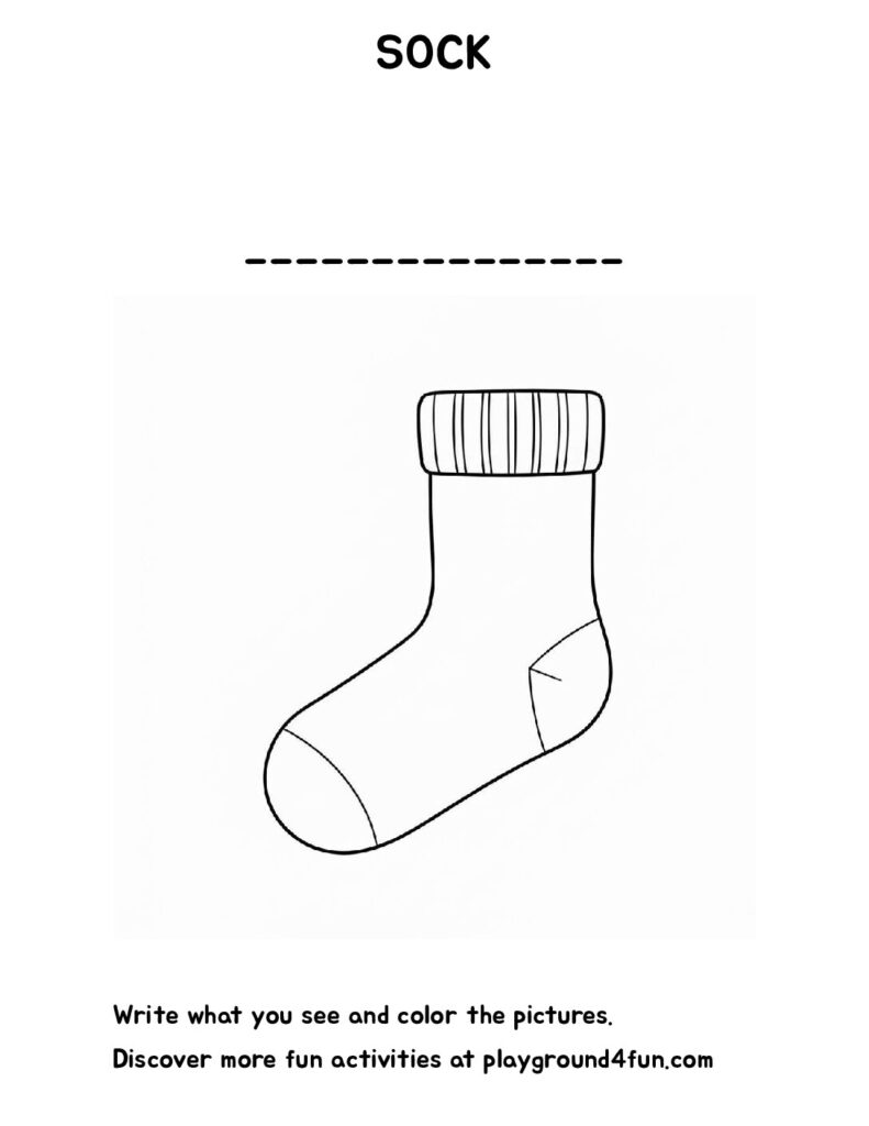 The first word – SOCK