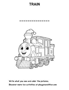 The first words – TRAIN