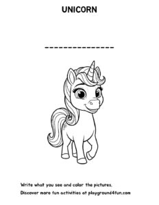 The first words – UNICORN