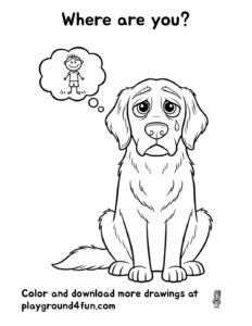 Coloring pages: Where are you pdf