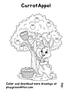 Coloring pages: CarrotAppel pdf
