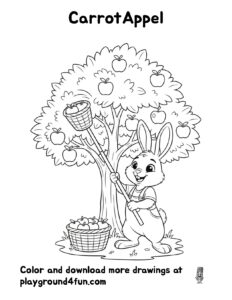 Coloring pages: CarrotAppel preview