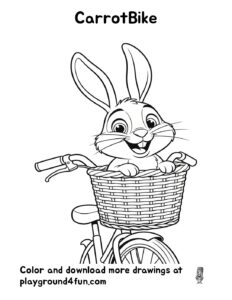 Coloring pages: CarrotBike pdf
