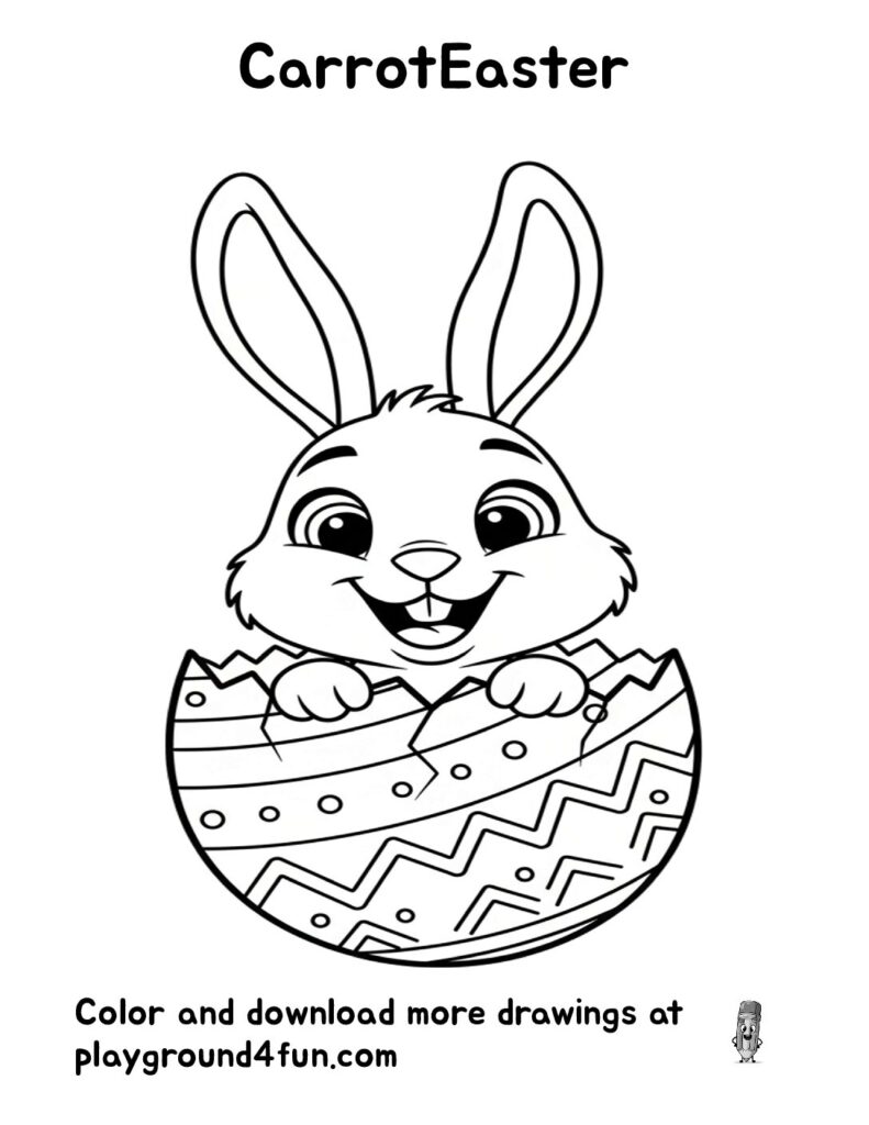CarrotEaster Coloring Pages