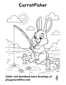 Coloring pages: CarrotFisher pdf