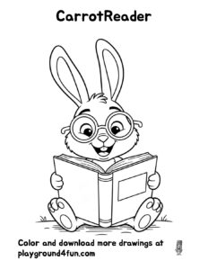 Coloring pages: CarrotReader preview