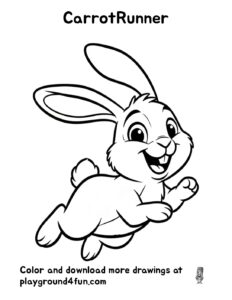 Coloring pages: CarrotRunner pdf