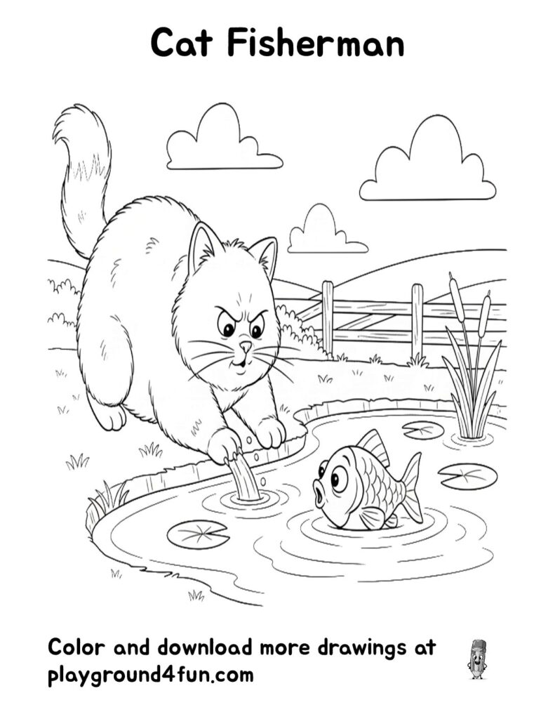 Cat Fisherman