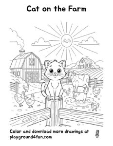 Cat on the Farm