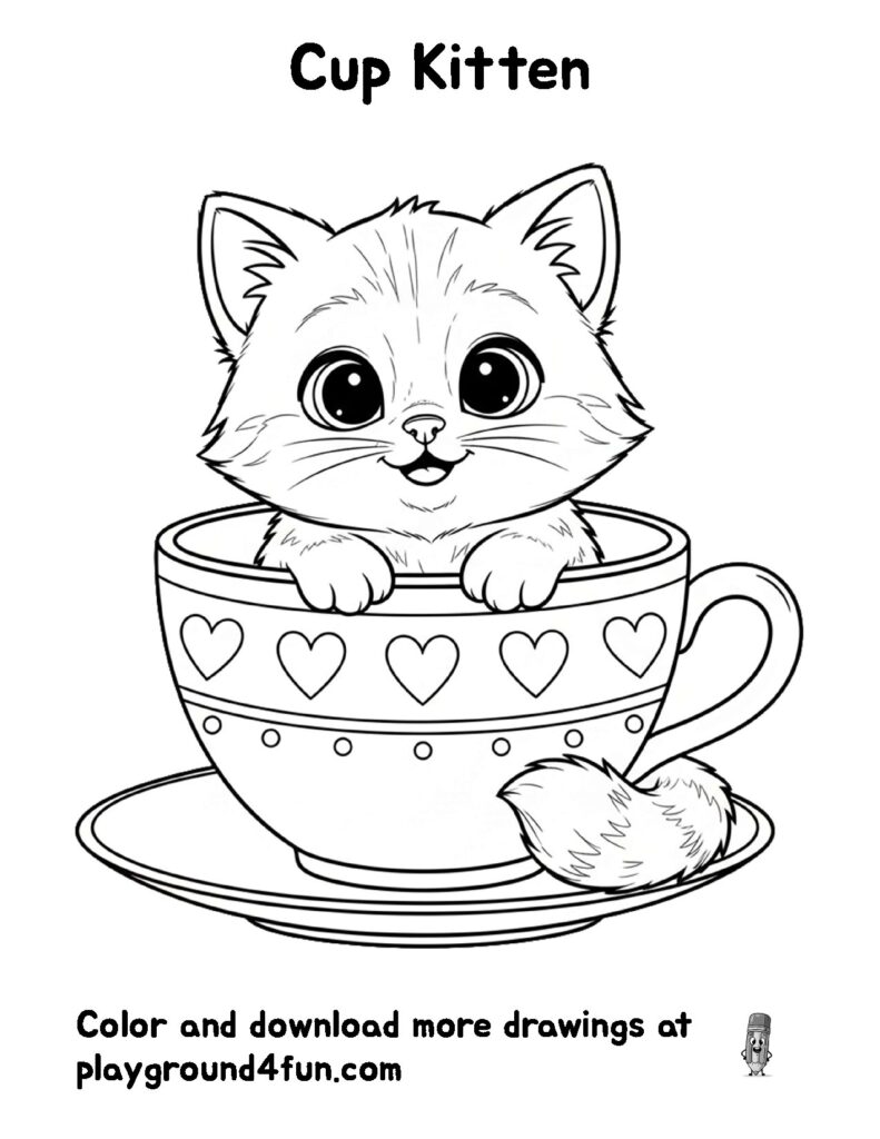 Cat Coloring Pages