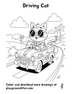 Driving Cat