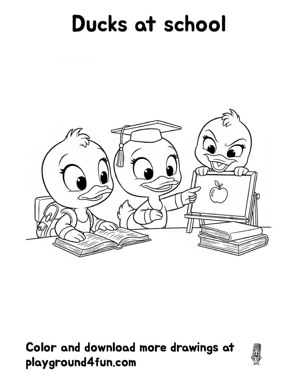 130+ Free Duck Coloring Pages | Print Ducks and Ducklings
