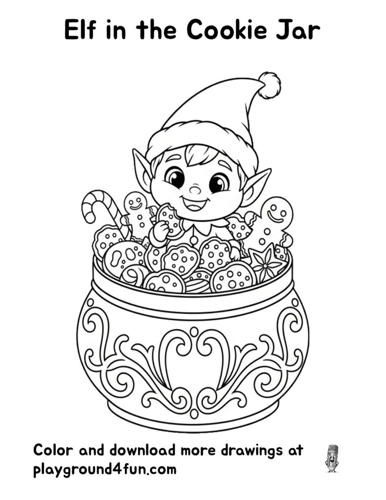 Elf in the Cookie Jar