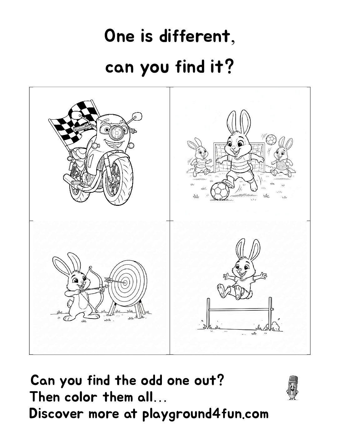 One is different, can you find it? #28